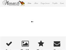 Tablet Screenshot of monarchkitchenbathdesign.com